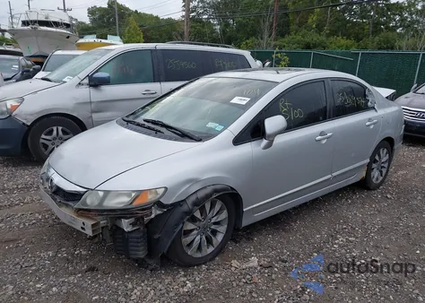 2009 Honda Civic Ex-L из США, поврежденный, VIN 2HGFA16989H353101